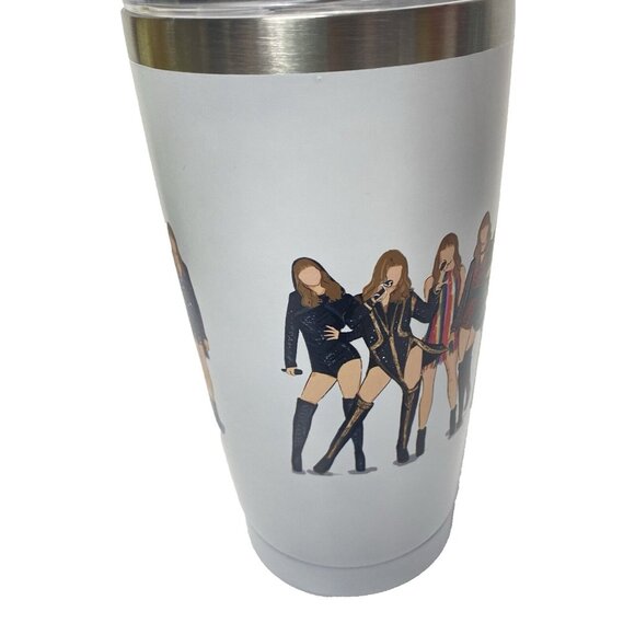 Taylor Swift Tumbler Steel White Taylor Swift Cup Gift for Swifties, Brand New - Picture 6 of 12